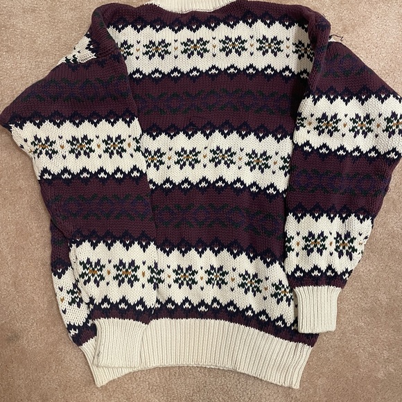 Denver Hays Vintage Knit Sweater Men’s Medium - Made in Hong Kong - Picture 8 of 8